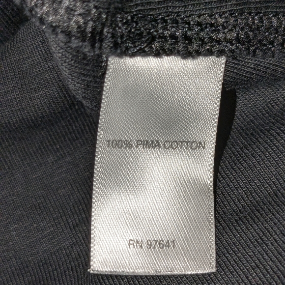 J. Jill Perfect Pima Delicate Trim Tunic Crew Neck 3/4 Sleeve Tee Black L Petite - Picture 8 of 12